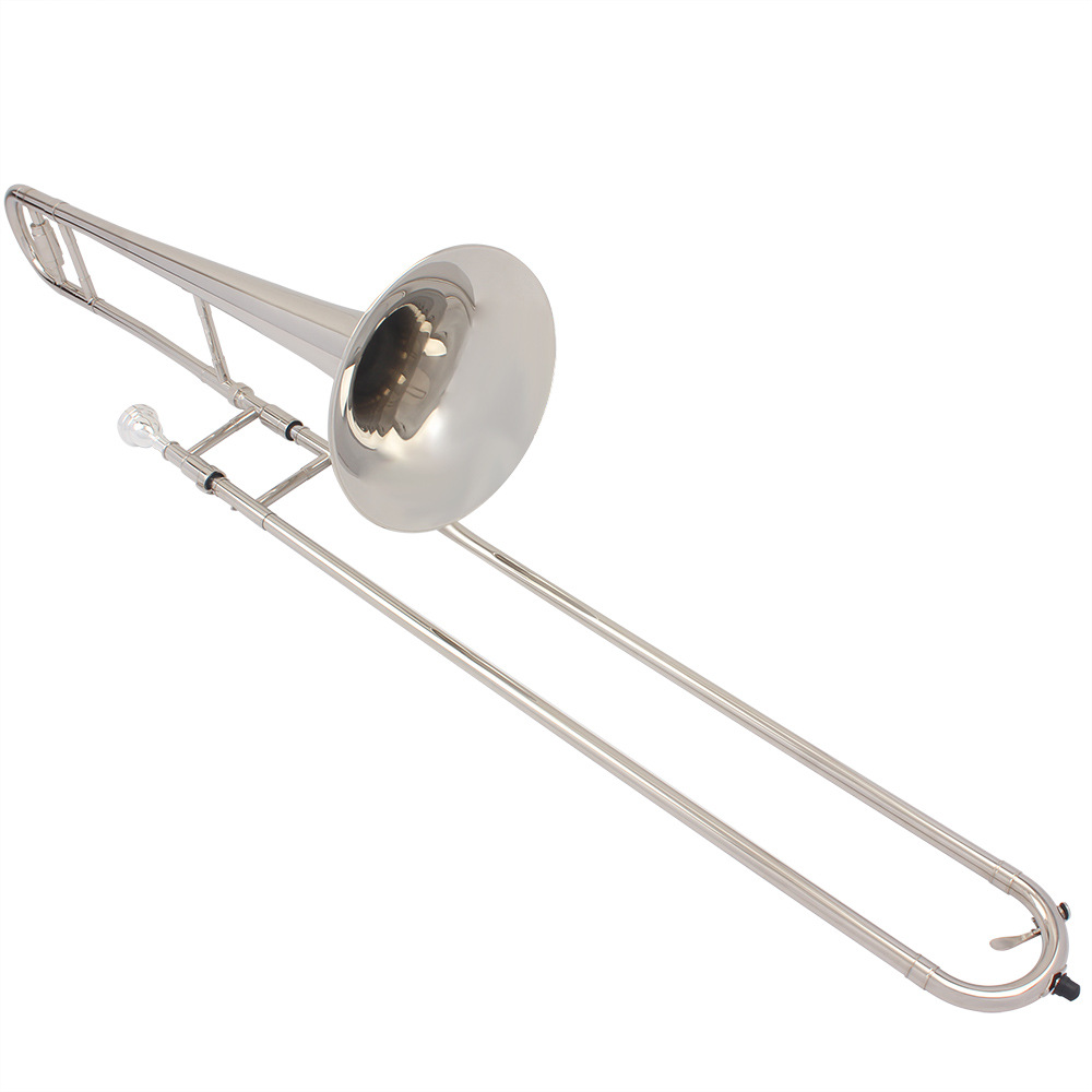 LADE trombón alto trombón en si bemol trombón pullman estudiante orquesta de principiantes trombón de latón trombón plateado niquelado al por mayor pic 7