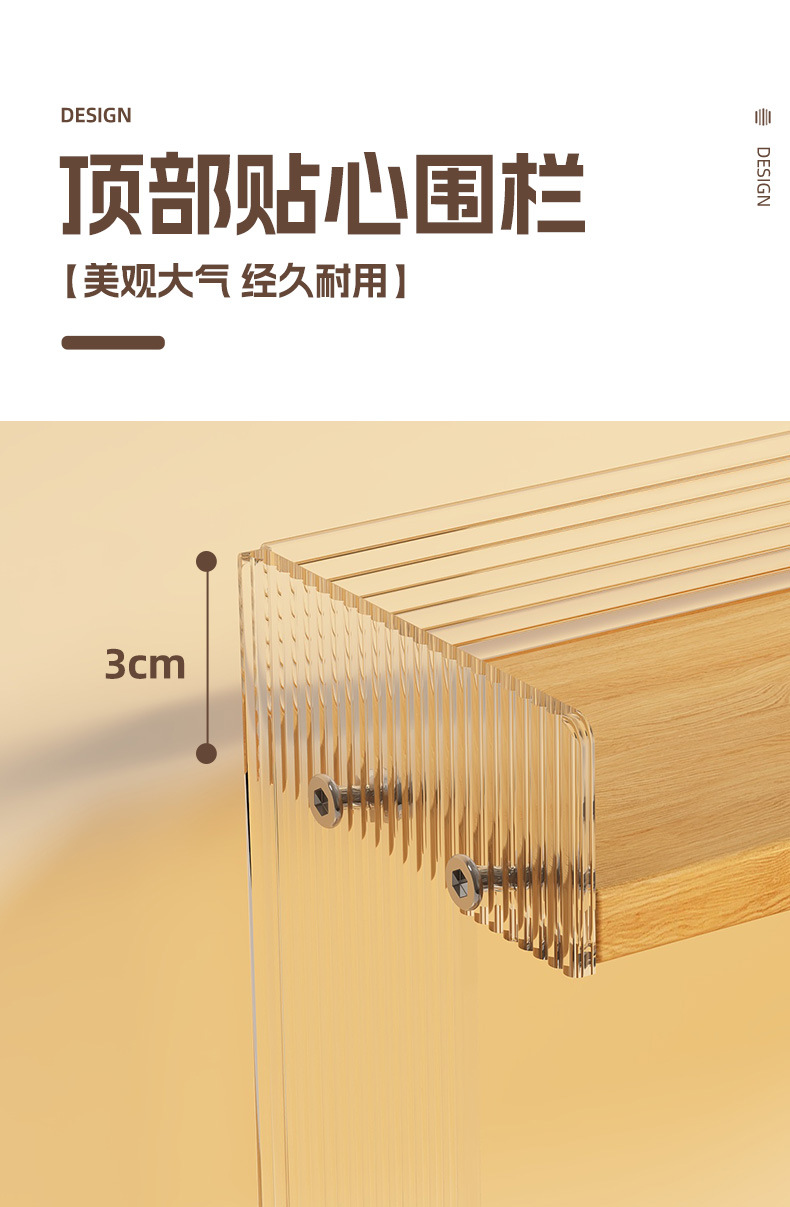 Cup storage rack, tabletop for water cups and tea cups, dining table tray, light luxury home double-layer cosmetics rack pic 10