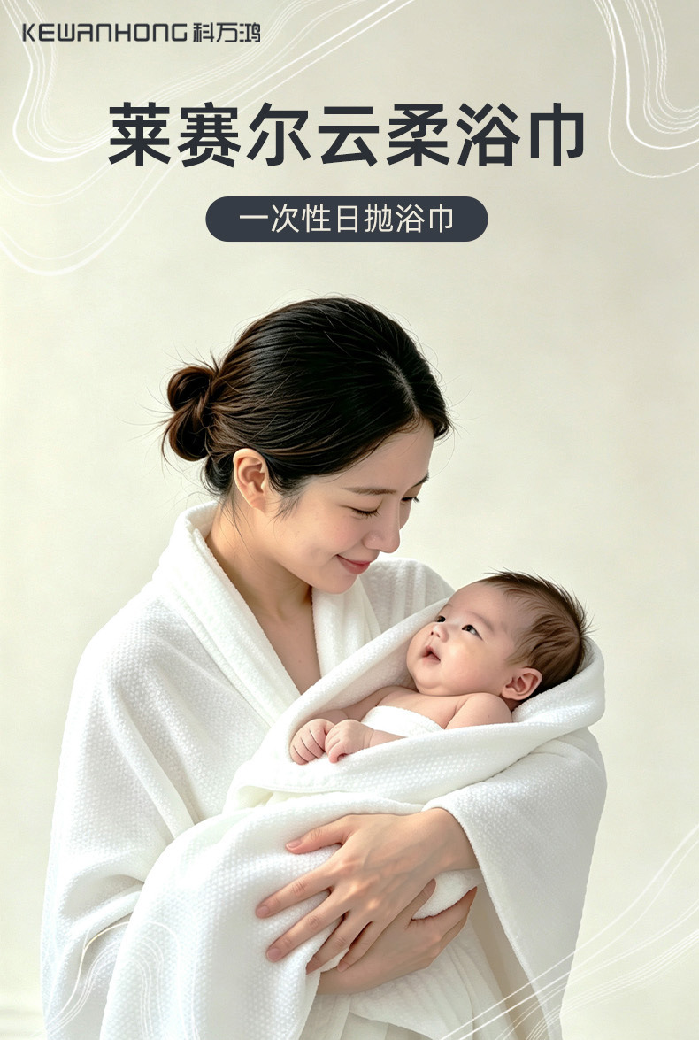 Lyocell disposable bath towel travel products portable set, Class A washbasin compression bath towel, enlarged and thickened, strong water absorption pic 1