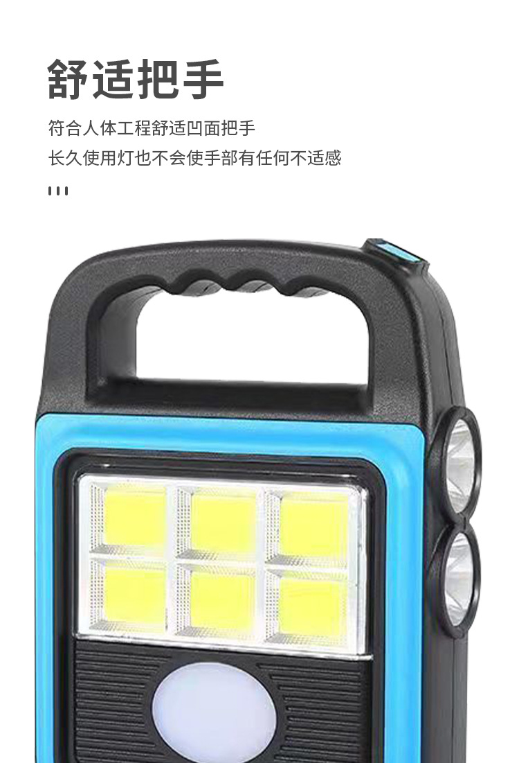 Solar emergency lights, led camping lights, outdoor lighting, camping lights, USB charging, high-intensity portable lights, searchlights pic 6