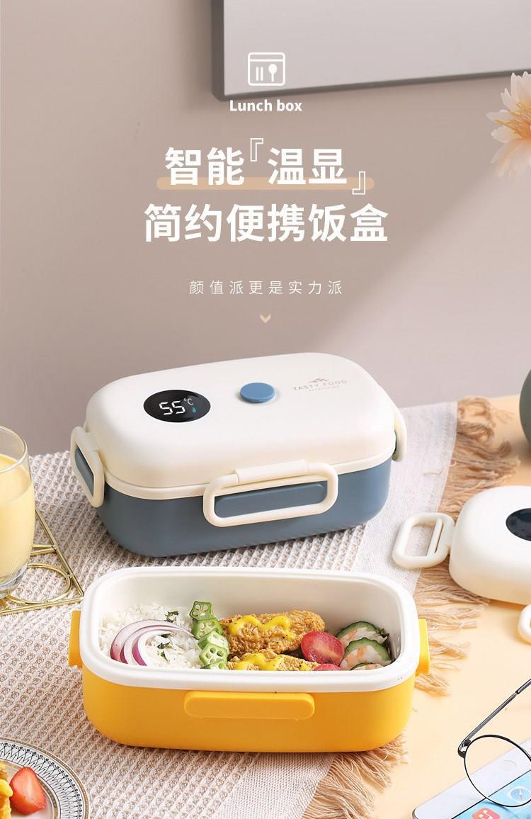 智能温显保温饭盒上班午餐带饭神器网红简约便携不再需要微波炉详情1