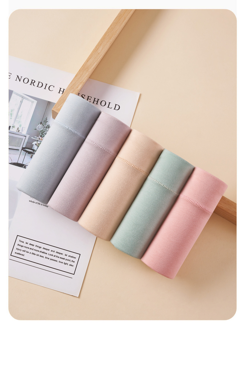 内裤纯棉a类棉女士秋冬透气抗菌裆中腰无痕大码女生少女式内裤头详情21