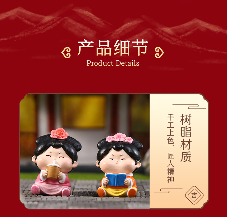 创意设计树脂人物摆件最新款小摆件树脂工艺品详情8