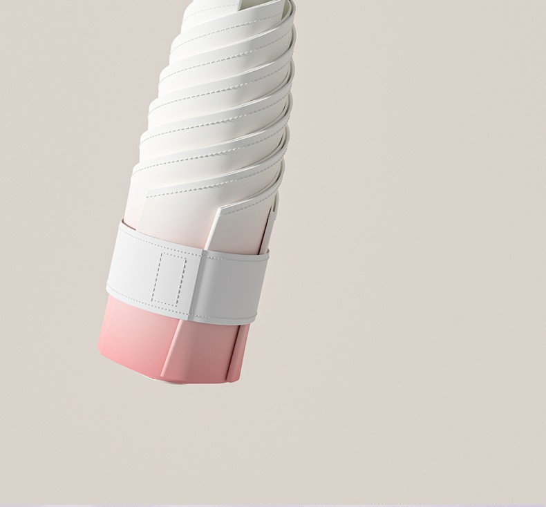 六折迷你黑胶渐变防晒伞手环批发小巧便携晴雨伞广告伞折叠遮阳伞详情28