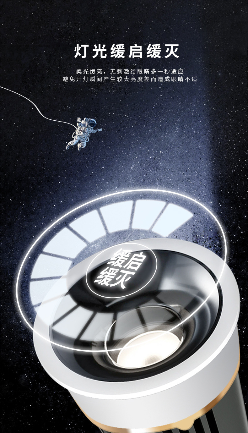 智能调光led射灯嵌入式家用COB深杯防眩小山丘全光谱客厅天花筒灯详情13