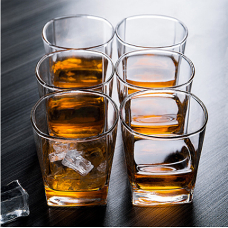 Whisky glass cups, bar spirits cups, household white spirit cups, transparent beer mugs, hotel juice cups, logos can be added pic 2