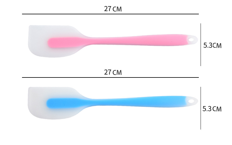 一体式硅胶刮刀大号刮铲烘焙工具耐高温蛋糕奶油抹刀搅拌铲刀刮板详情8