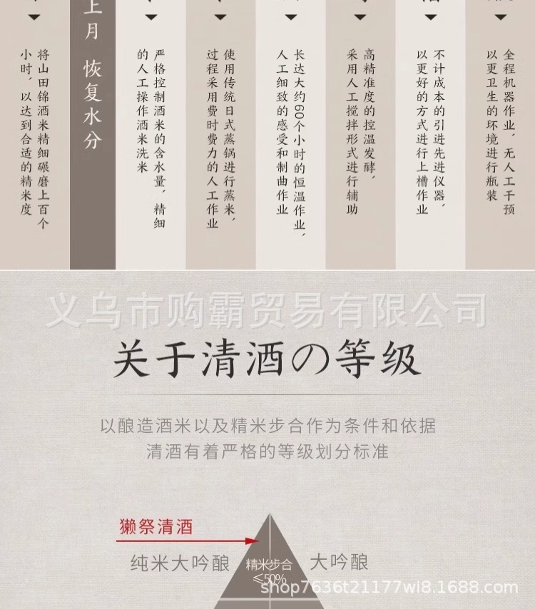 獭祭三割九分清酒39纯米大吟酿720ml1800ml日本原装进口日式濑祭详情5