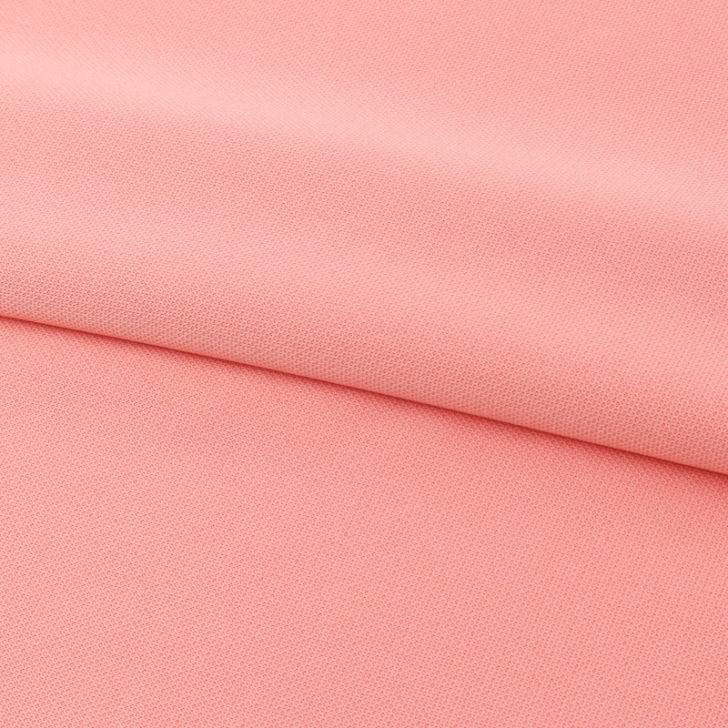 Polyester ammonia air layer fabric, health fabric, moisture-absorbing elastic knitted fabric, sports school uniform fabric in stock pic 9