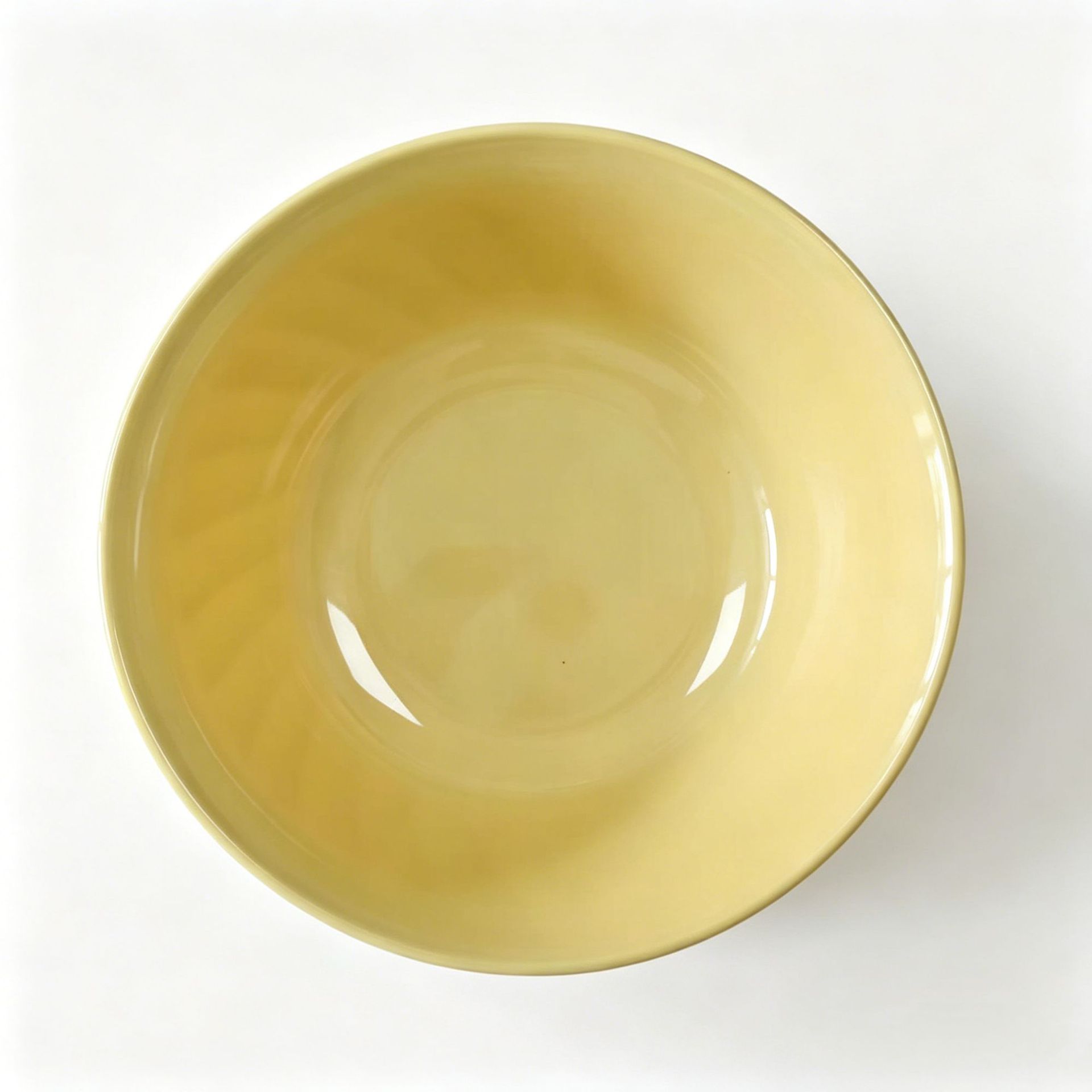Commercial melamine twill deep bowl, yellow scratch-resistant imitation porcelain bowl, specially designed for hotel banquet display and plating pic 3