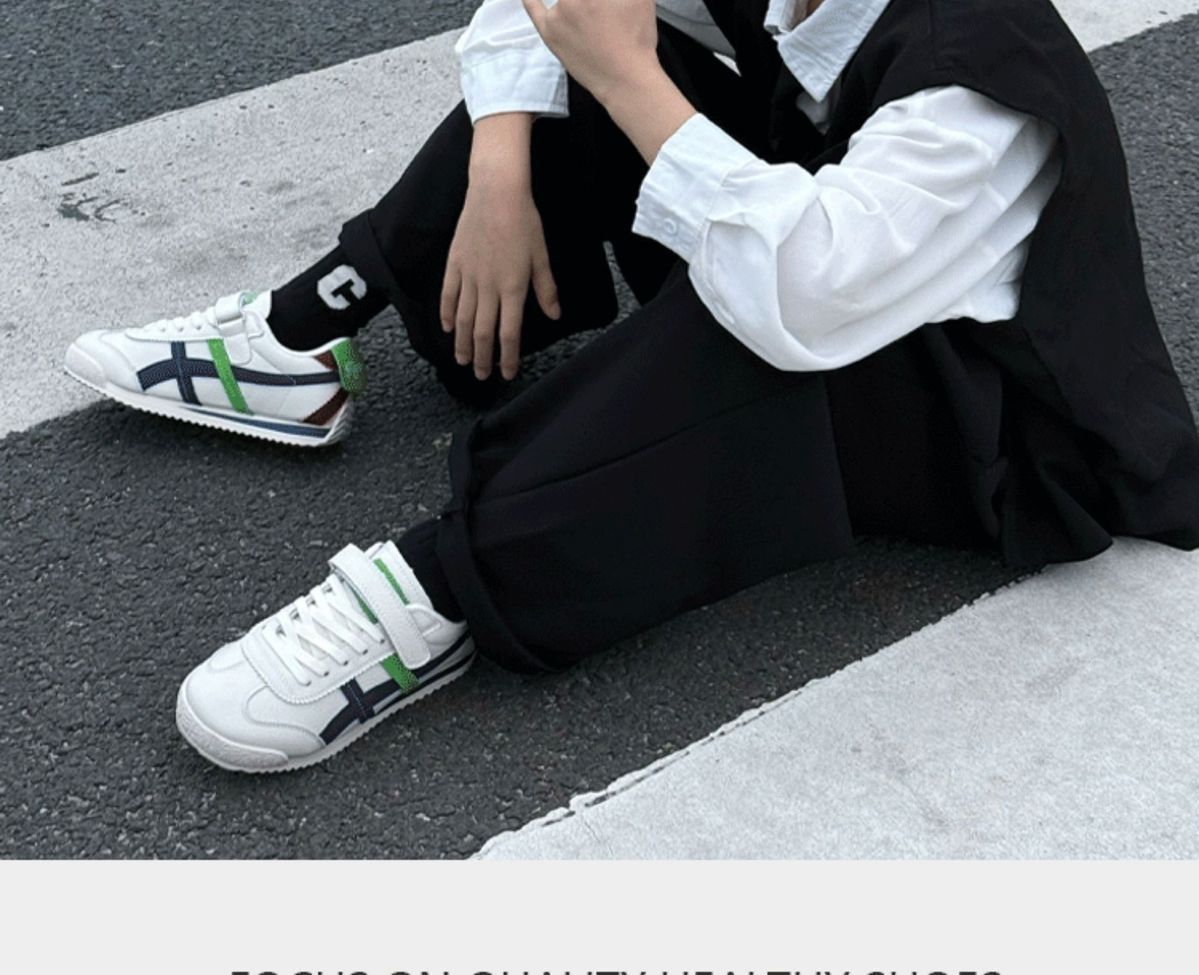 真皮儿童阿甘鞋2025春秋新款宝宝板鞋女童鞋子透气运动鞋男童鞋潮详情8