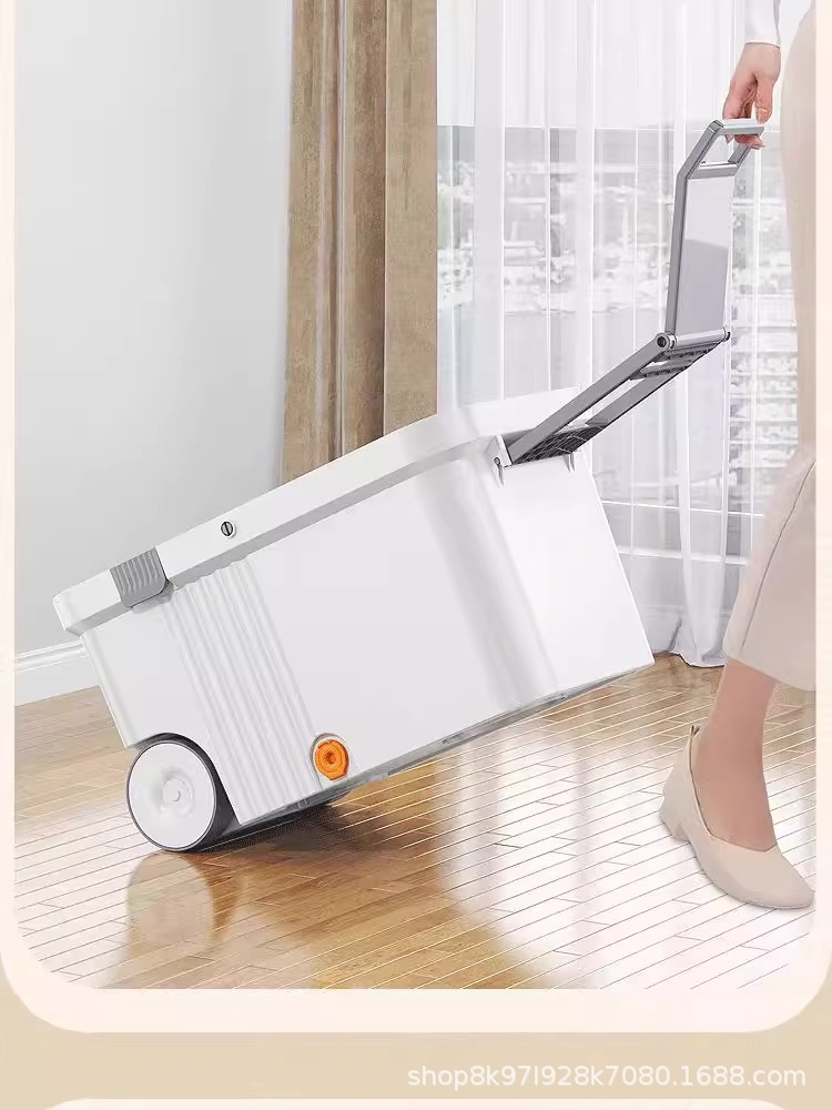Rotary mop for home use 2025 New model, self-twisting, dehydrating, no need for hand washing, lazy person, effortless mopping mop bucket pic 10