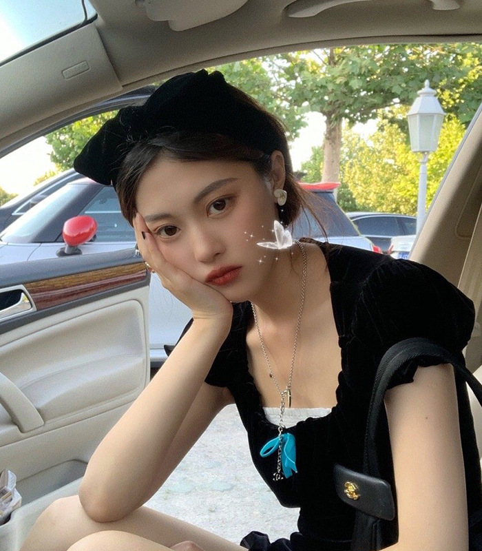 韩版代购  2023复古百搭小香风加厚金丝绒双层大蝴蝶发箍发卡爆款详情2