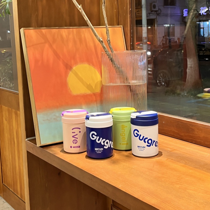 New 304 stainless steel ton-ton cup, outdoor portable double-drinking straw cup, double-layer vacuum, high appearance level insulated cup pic 33