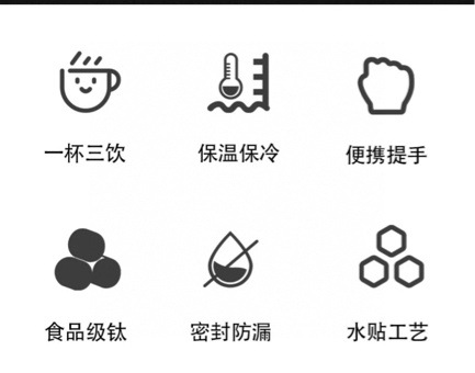 Titanium-coated coffee cups, insulated cups, high appearance standards for men and women, portable and high-end portable titanium water cups, titanium cup gift creativity pic 9