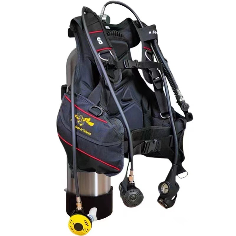 Diving equipment, underwater oxygen tanks, gill respirators, small gas cylinders, deep-sea and deep diving portable complete sets of professional sports and outdoor wading gear pic 7