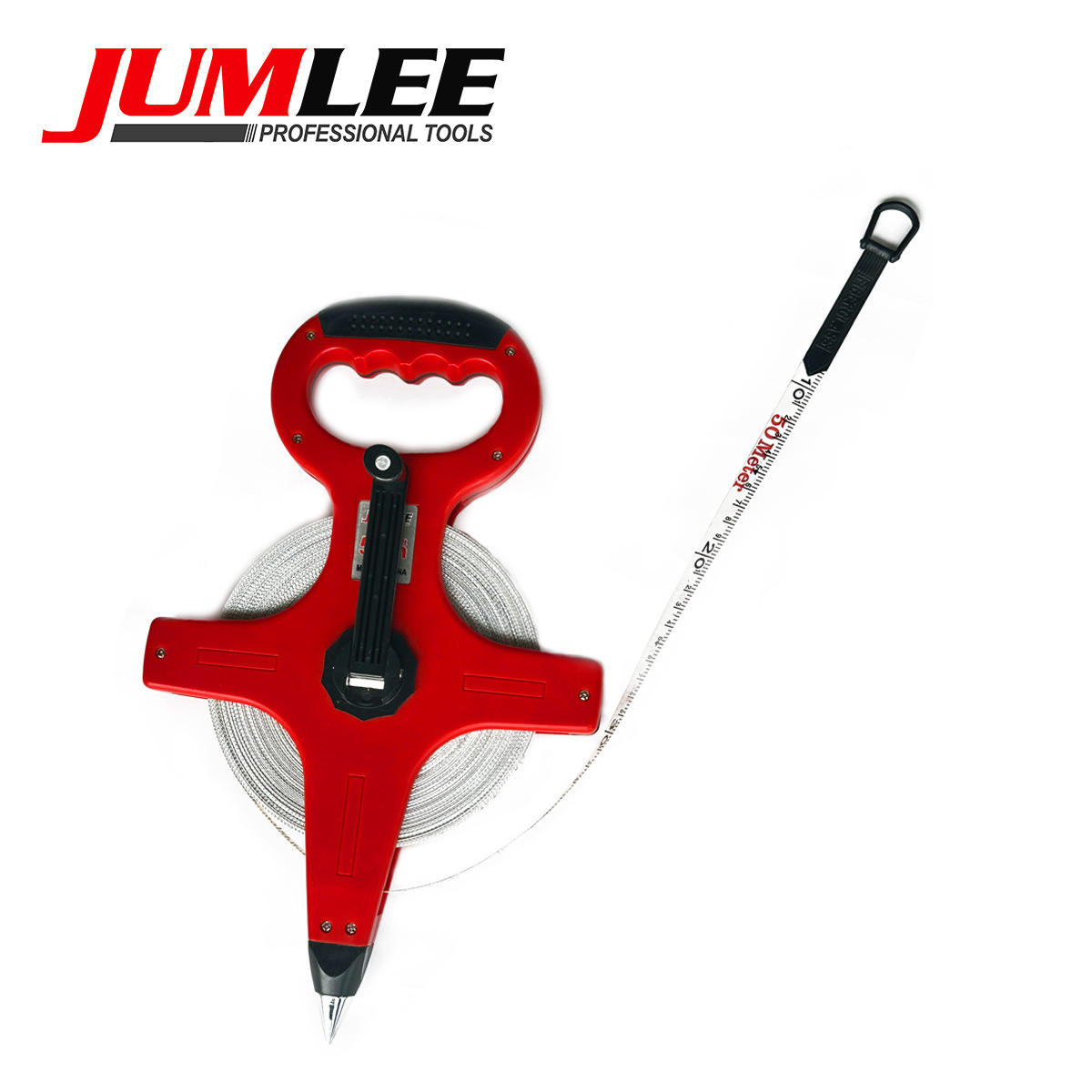 JUMLEE long steel tape measure, high-precision steel frame measure, frame-type steel tape measure, large tape measure, construction tape measure, 50 meters, 100 meters pic 3