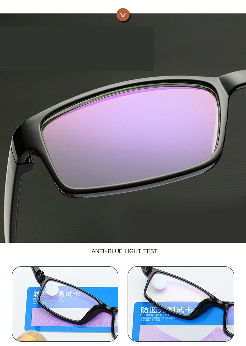 Nuevo tr90 anti-blu-ray gafas de lectura portátil para hombres y mujeres con gafas de lectura al por mayor estilo de venta caliente de happy lake pic 4