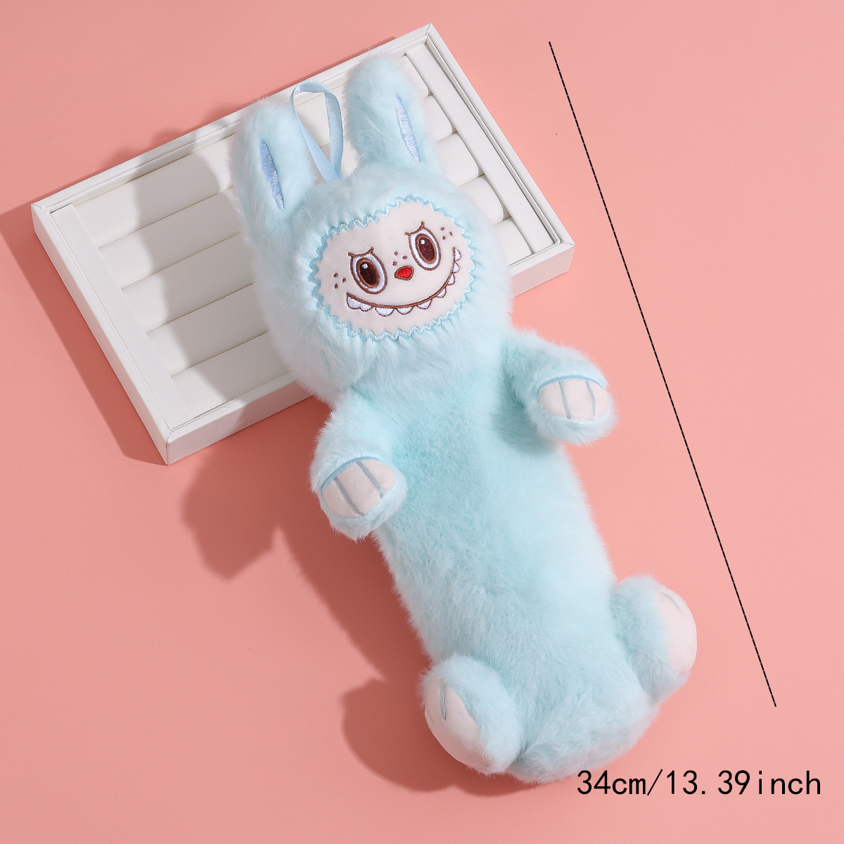 New plush pen case for primary and secondary school students, pencil cases, stationery bags, multi-functional large-capacity storage, plush pen case pic 5