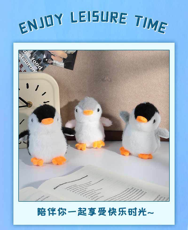 High-end penguin plush toy bag pendants, cute bag pendants, figurines, small accessories, backpack pendants wholesale pic 9