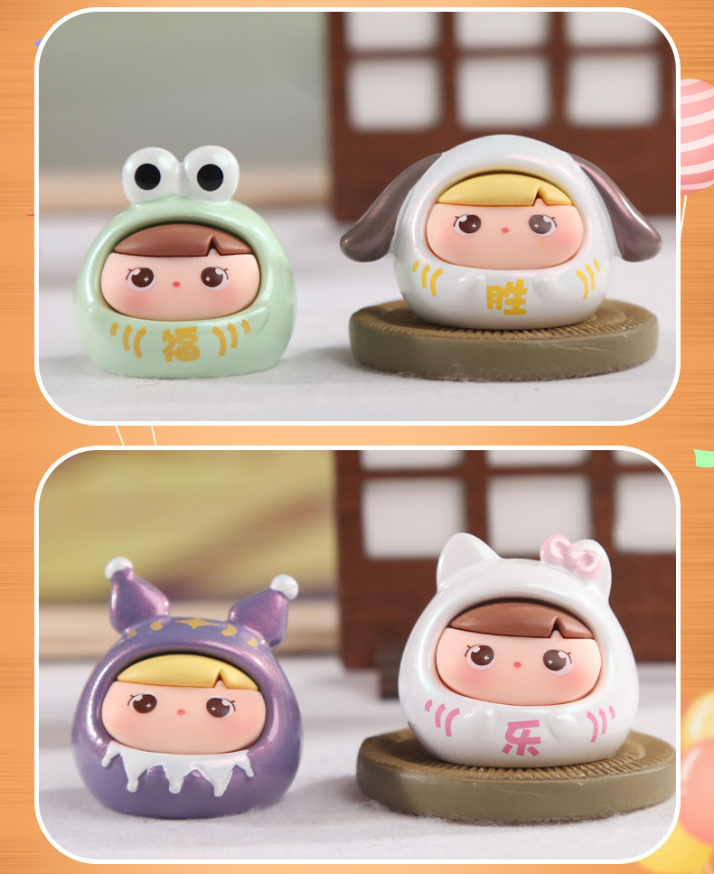 萌趣可爱小团子盲盒批发手办小摆件直播热销礼物公仔办公室装饰品详情15