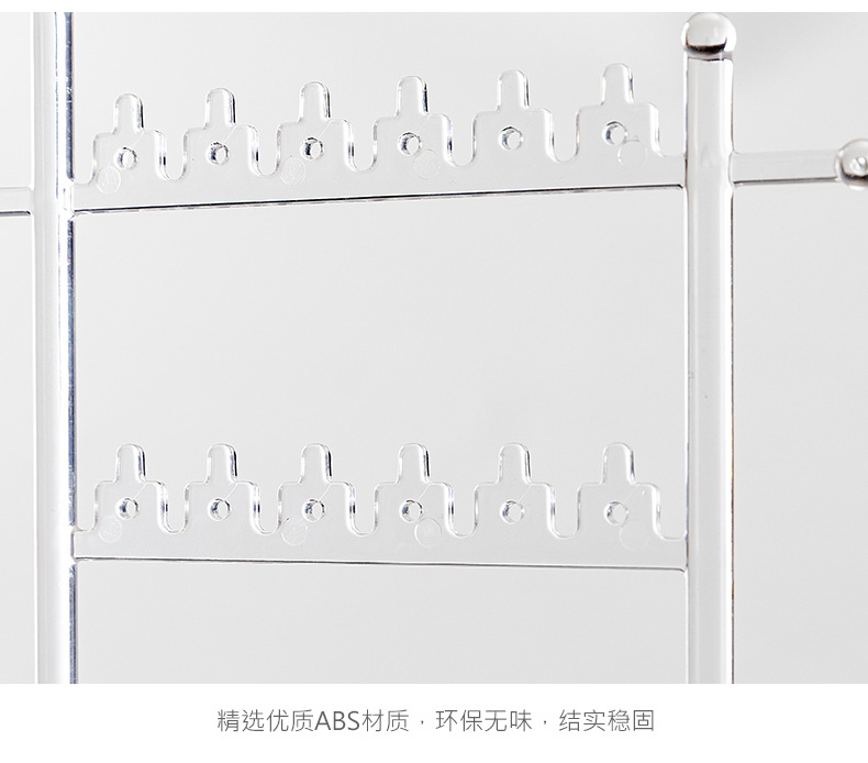 项链收纳架饰品耳环置物架2023新款高档精致首饰盒戒指耳环展示架详情13