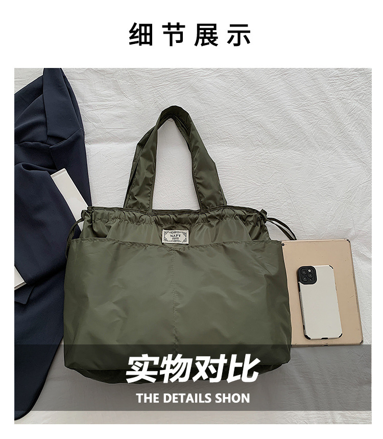 2026新款包包女包大容量托特包单肩包可折叠手提袋买菜包简约时尚详情3