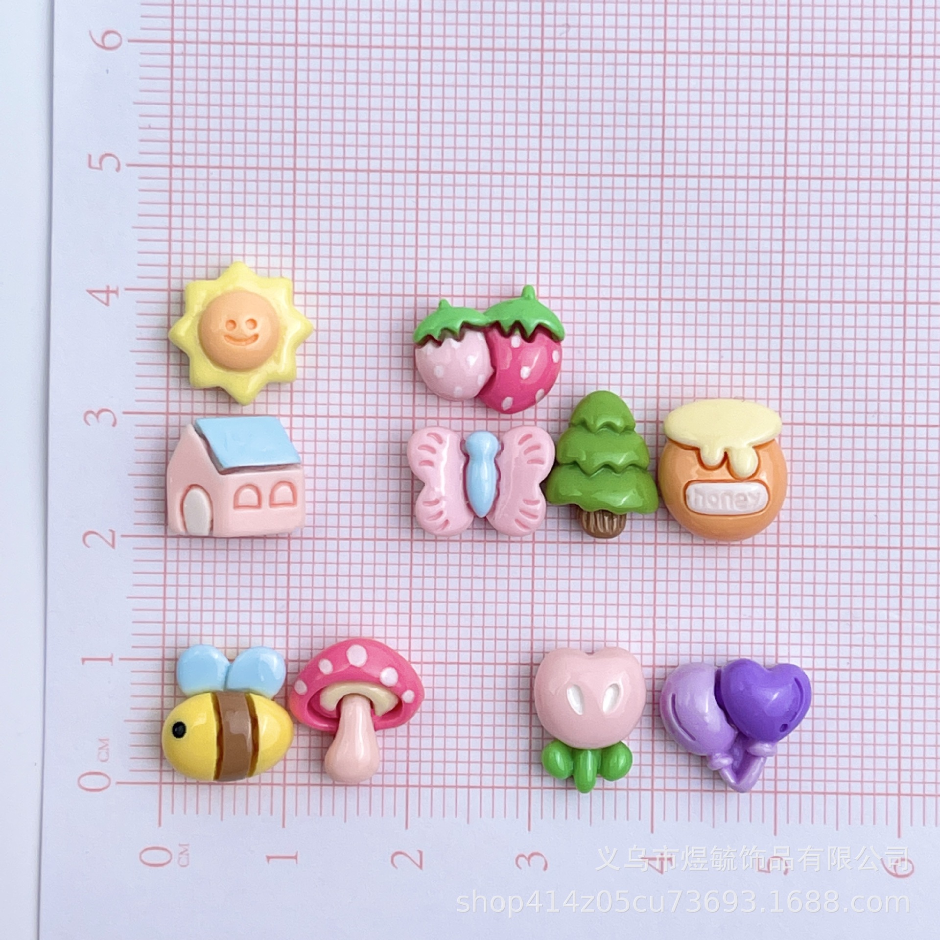 Macaron food and play tableware, cheese, cute shoe buckles, diy accessories, cartoon mini knives and forks, hair clips, resin accessories pic 32