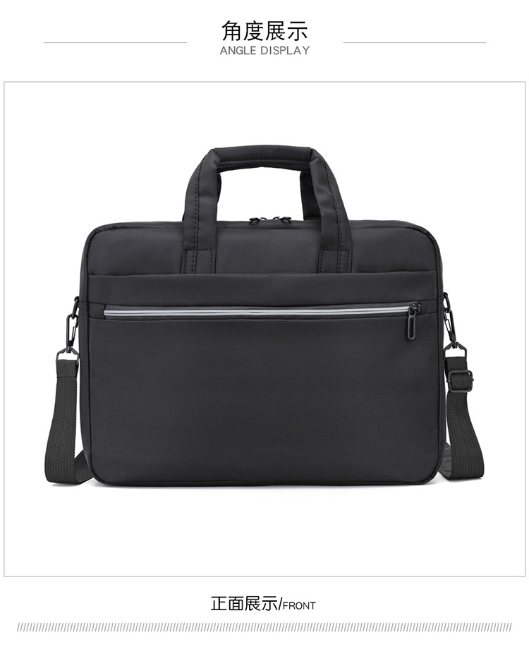 手提笔记本电脑包商务休闲单肩包简约潮搭斜挎时尚大容量横款男包详情21