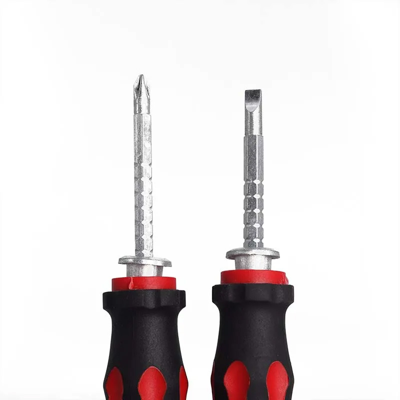 JUMLEE screwdrivers are chrome vanadium steel screwdrivers, mostly double-head, high-hardness, strong magnetic cross-head flat-head screwdrivers pic 2