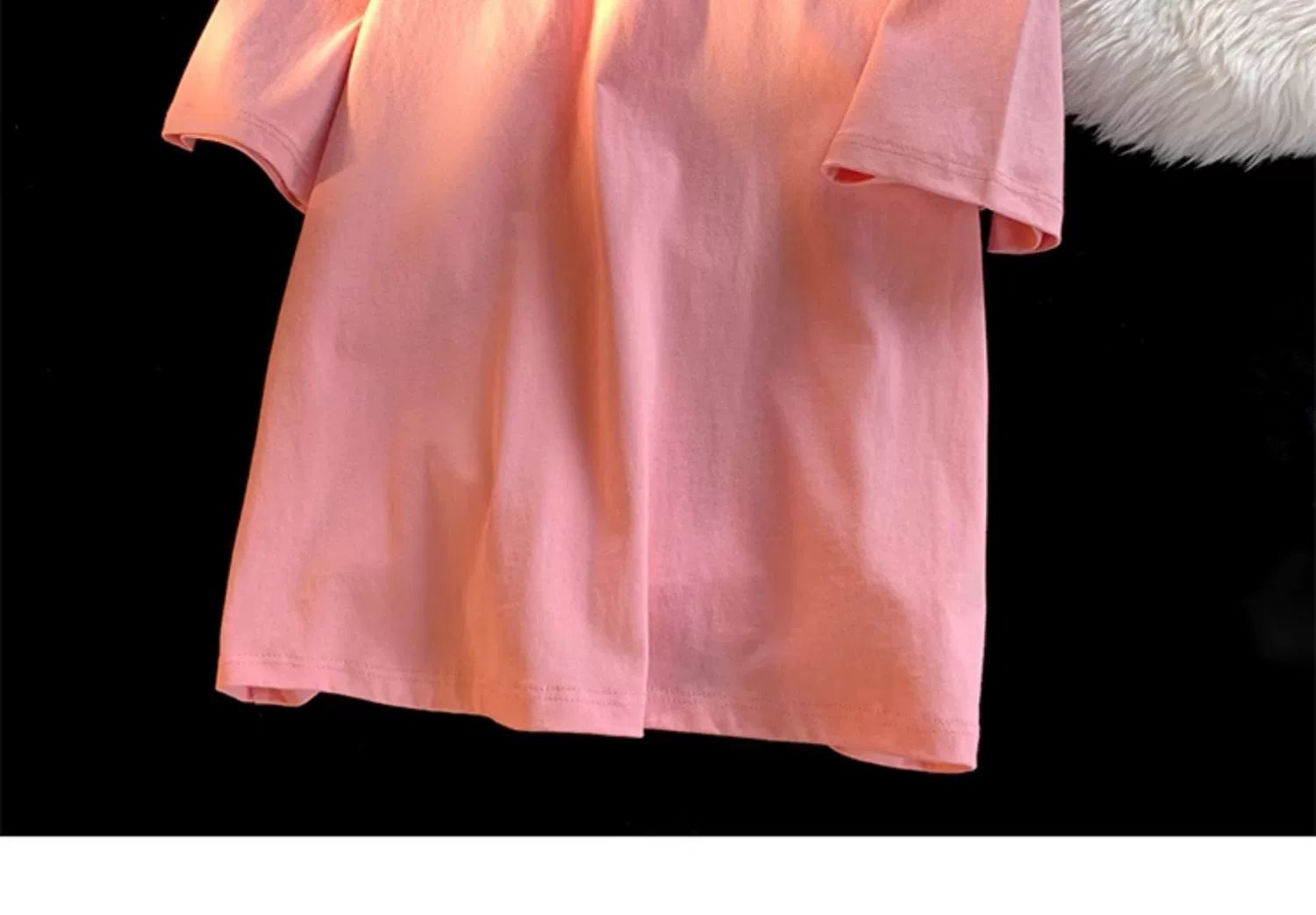 国潮中国风短袖T恤男夏季国潮宽松大码情侣百搭酒红色圆领体恤衫半袖详情19