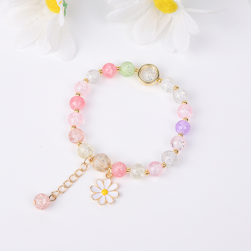 爆花水晶手链三丽欧系列少女韩版首饰库洛米朵闺蜜学生手串饰ins详情5