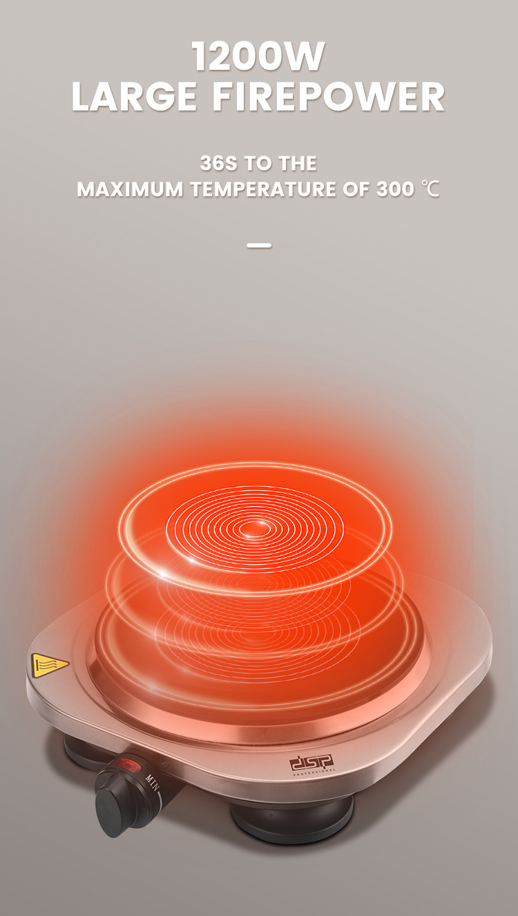 DSP/ Dansong electric ceramic stove, household small multi-functional induction cooker, hot pot wok, high-power stir-frying electric stove pic 6