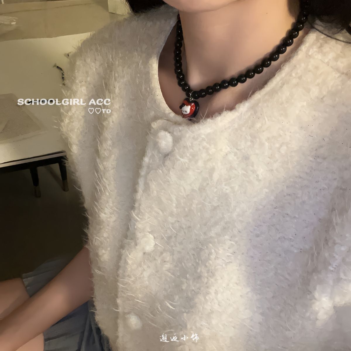 夏日多巴胺系列~彩色趣味项链甜酷女配饰韩系ins小众高级锁骨链详情5