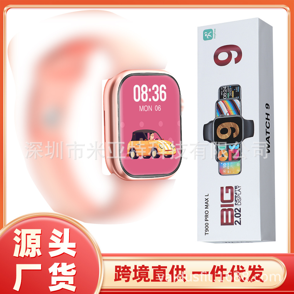 T900 pro max l 系列9跨境新款运动2.02屏幕手环蓝牙通话智能手表详情2