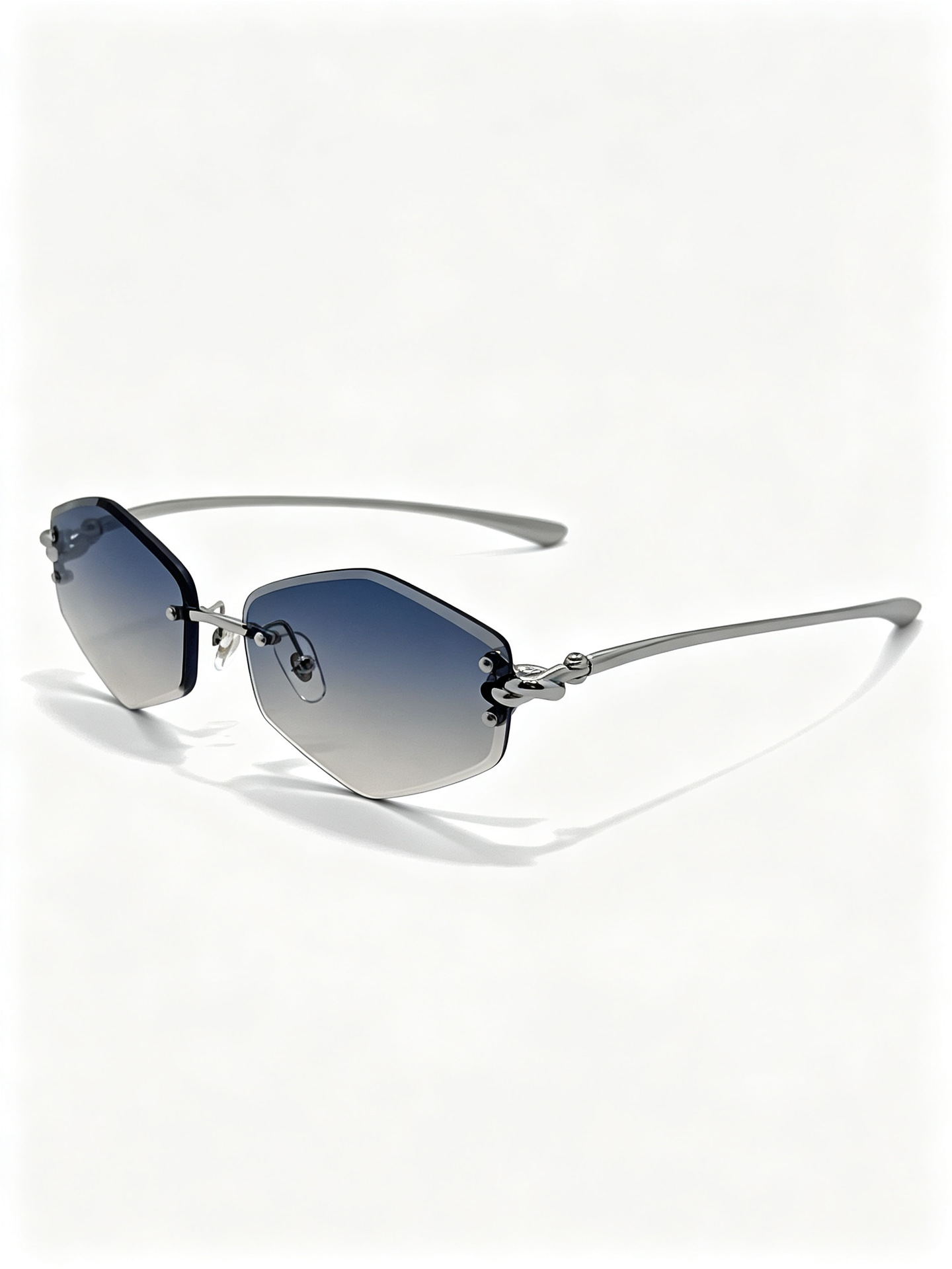 Fashionable polygonal sunglasses for women and men, polarized sunglasses with prescription, trendy and versatile eyewear accessories pic 8