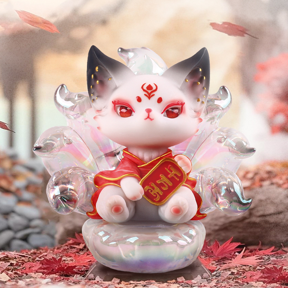 新款九尾狐山海灵狐潮玩盲盒手办网红公仔桌面装饰摆件礼物批发详情15