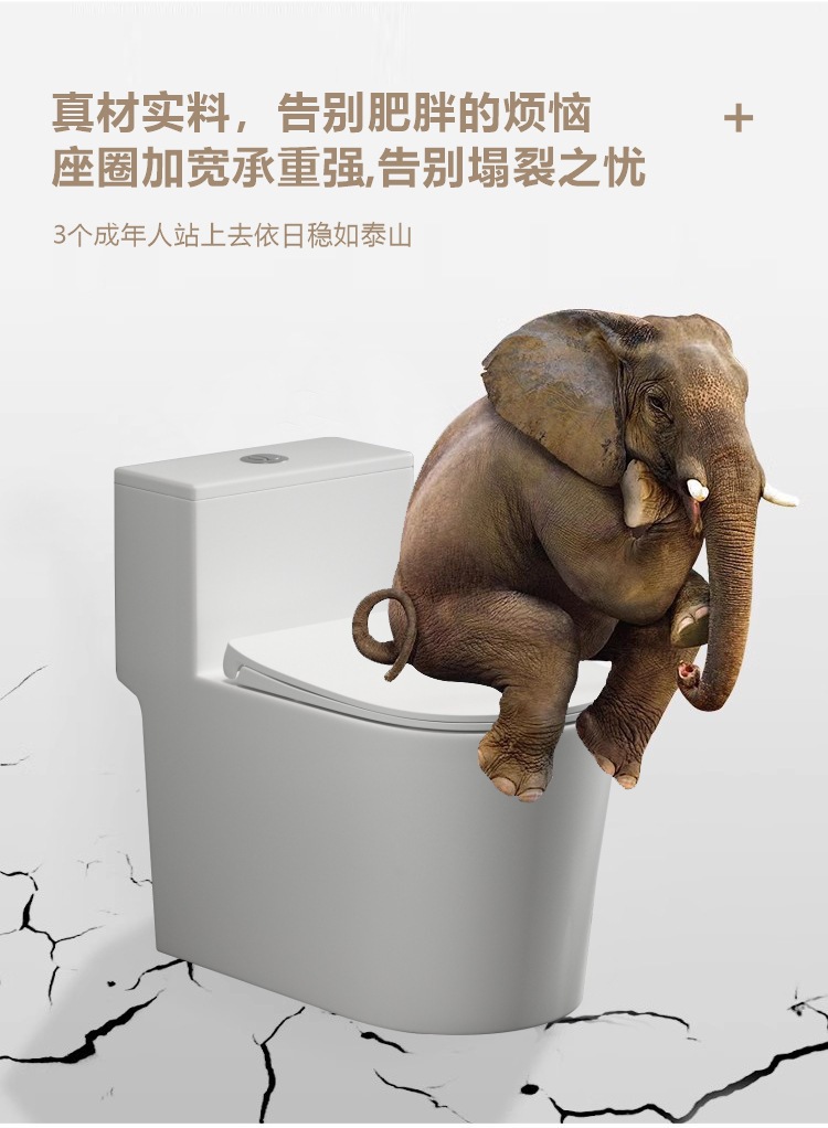 箭.牌马桶家用静音虹吸式一体式防堵防臭卫生间抽水小户型坐便器详情17