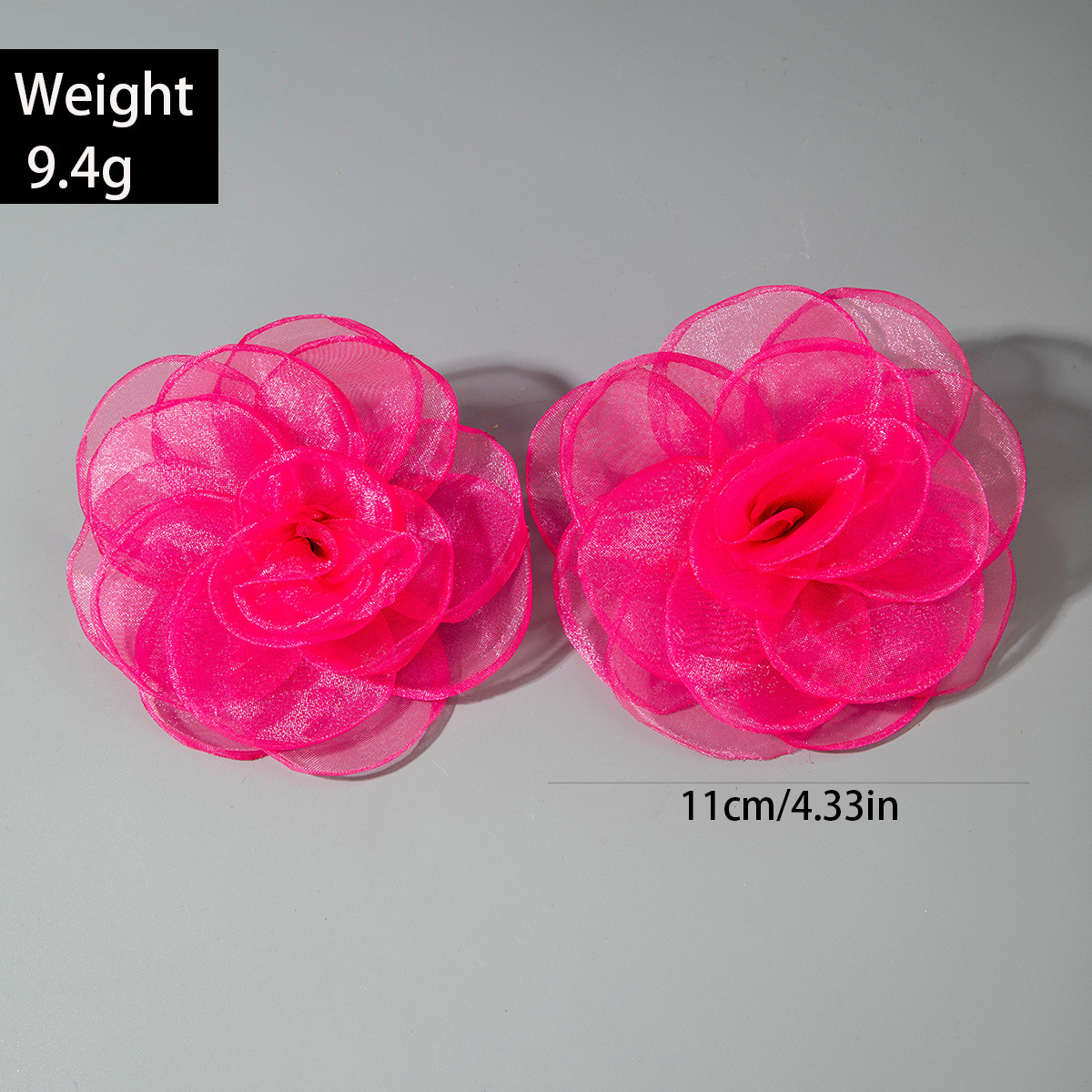 欧美跨境饰品时尚不规则立体花朵设计耳饰夸张彩色烤漆花瓣耳环详情51