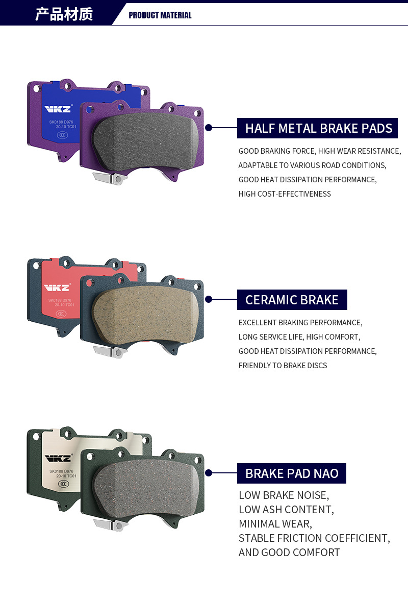 58101-4FA00.SP1174.D1520 Export of ceramic brake pads for automobiles, cross-border BrakePads pic 7