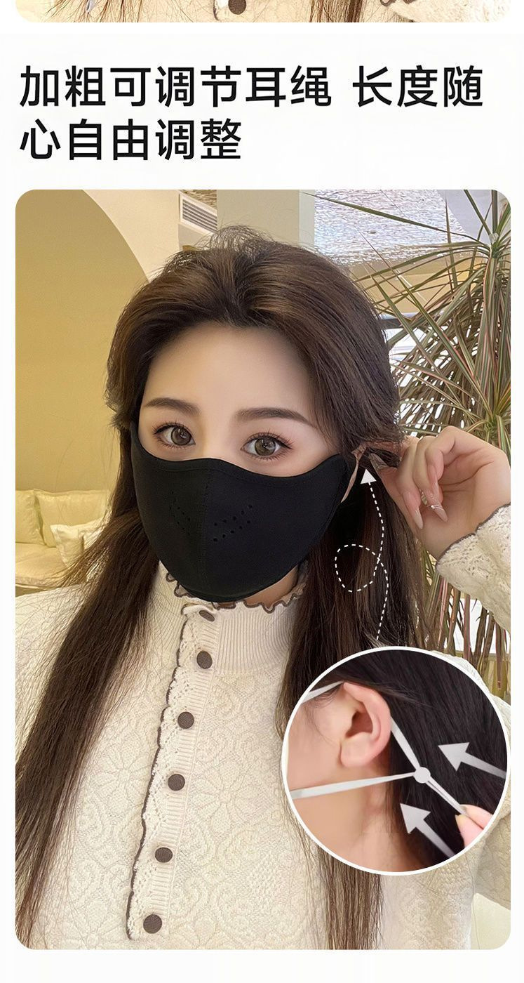 冬季澳绒保暖口罩女秋冬骑行滑雪加绒面罩男骑车防风防寒护脸防冻详情19