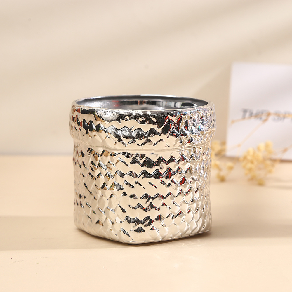 Nordic InS-style imitation rattan woven plastic flower POTS, durable garden decoration, green plant containers, succulent flower POTS, pothos POTS pic 5