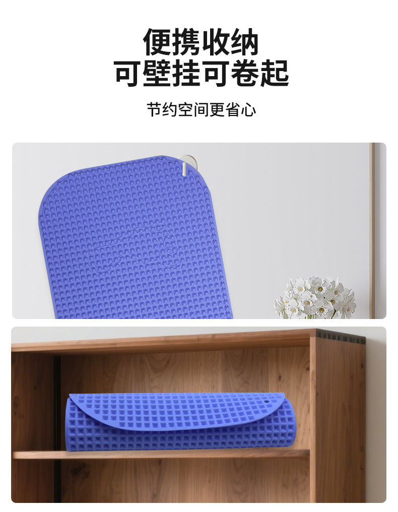 Liquid soft silicone finger pressure plate, ultra-slow running, soft and elastic, anti-slip foot massage, anti-slip pad, foot sole, toe pressure plate pic 10