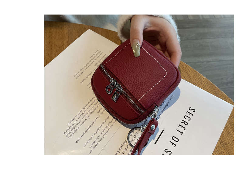 零钱包头层牛皮手拿包日常搭配真皮手腕包跨境热卖口红包2025新款详情9