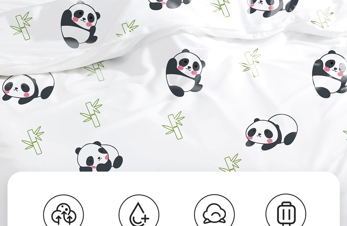 Hotel disposable bed sheets, quilt covers, pillowcases, quilt covers, four-piece set, thickened travel and tourism, double or single, dirt-proof and portable pic 4