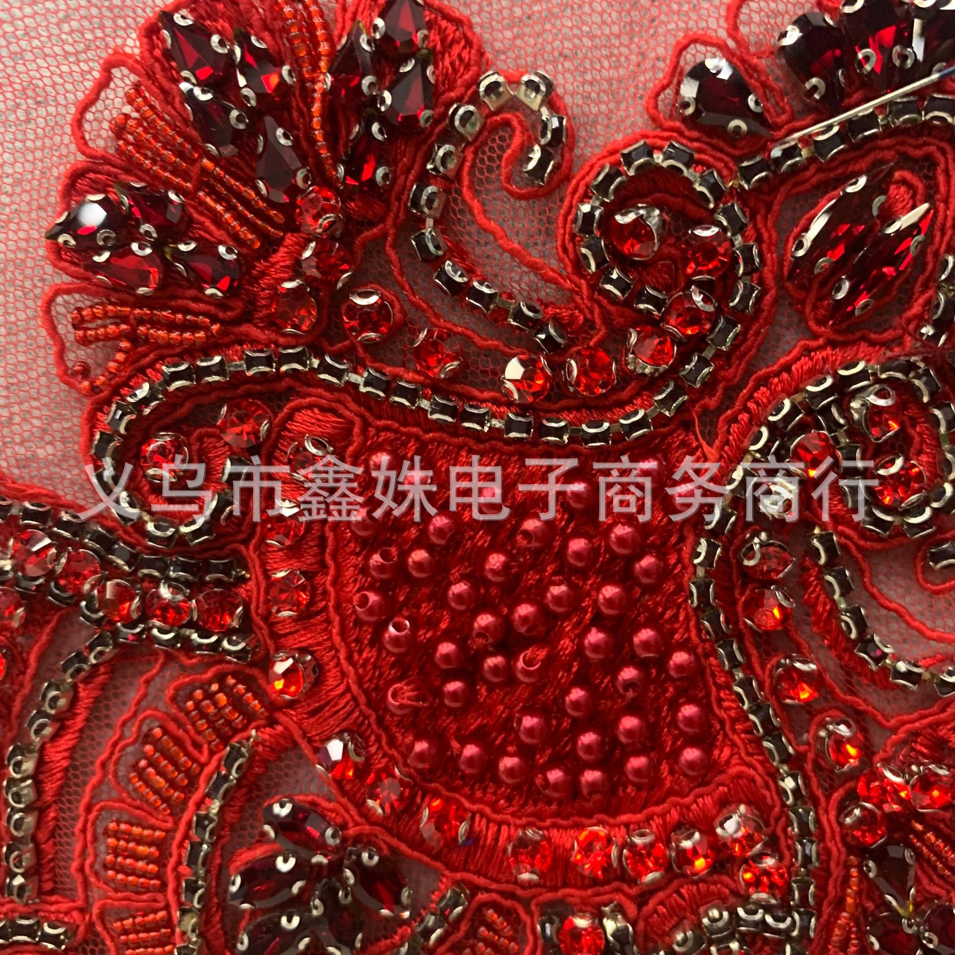 DIY hand-sewn rhinestone clothing accessory stickers for evening dress accessories pic 9