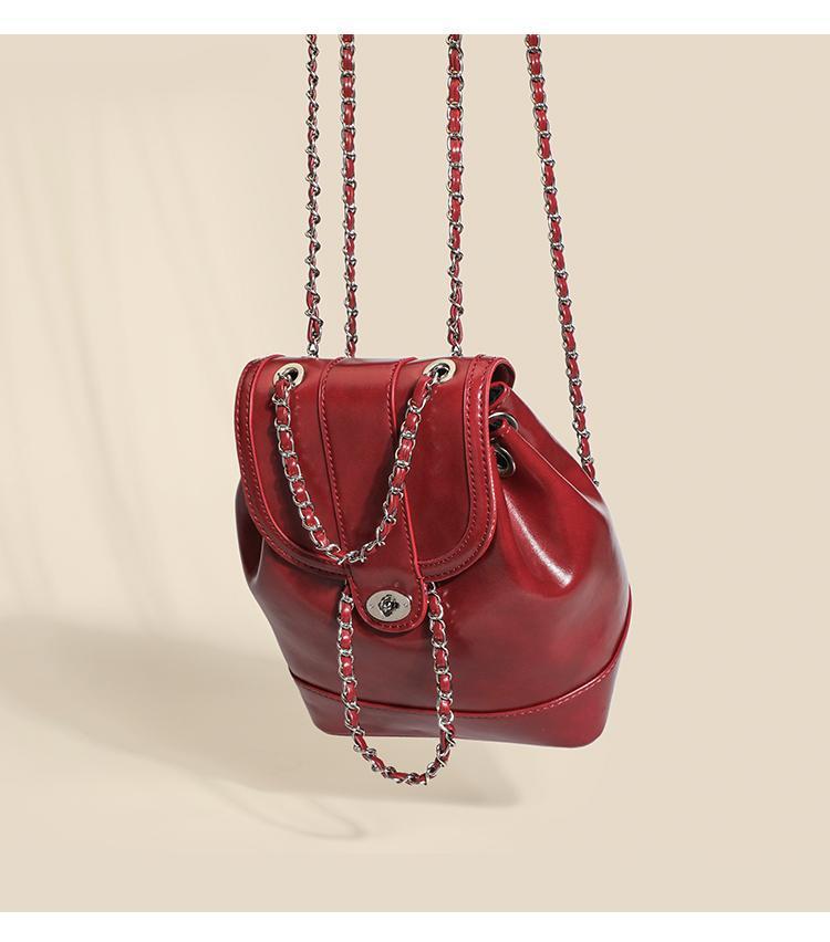 【直播专享】韩版小众链条双肩包2025新款女生旅行单肩包时尚通勤详情19