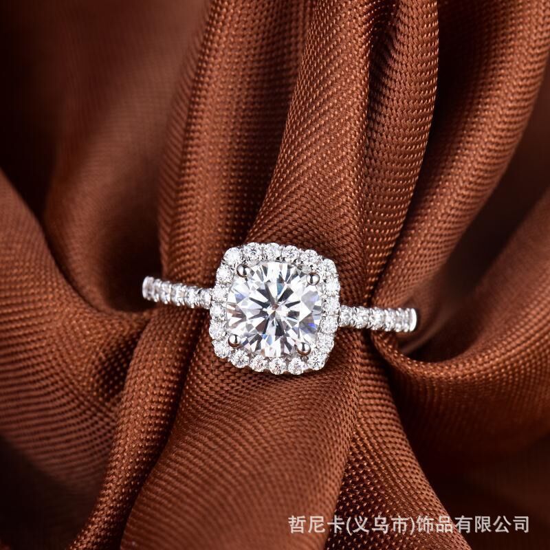 新款奢华婚戒钻戒情侣款对戒结婚戒指时尚简约活口可调节直播推荐详情14