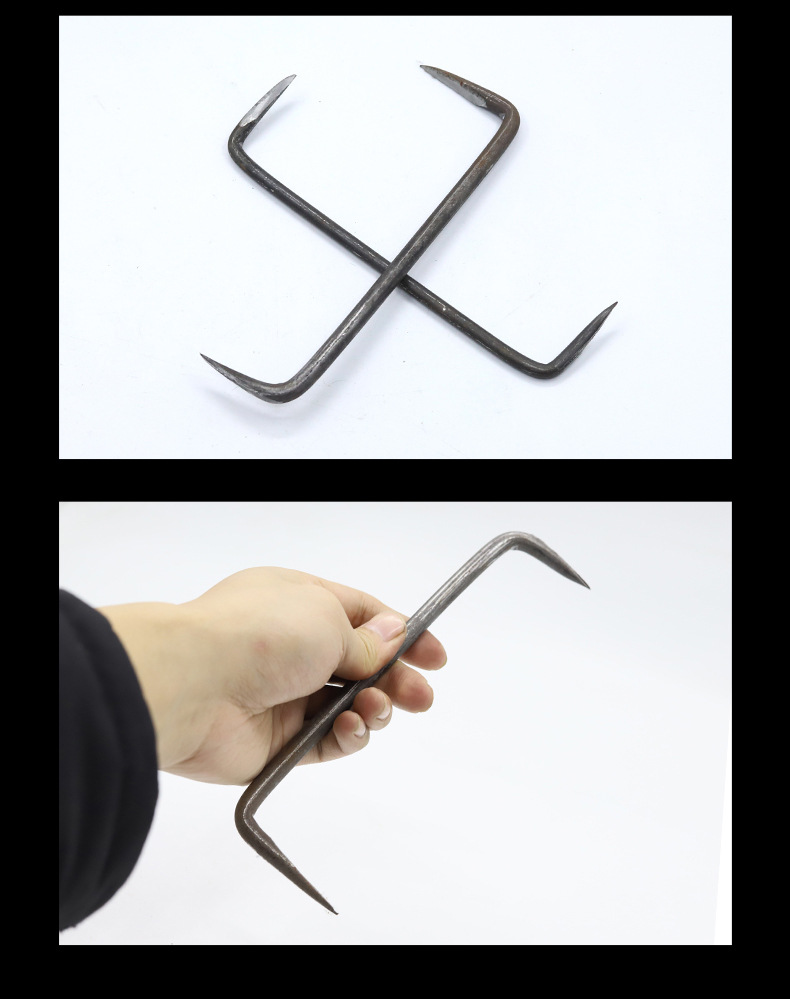 Fixed wood grip nails, horse king nails, two-end pointed grip nails, kui nails, ship nails, U-shaped code nails, long iron nails for construction 蚂蟥钉 pic 9