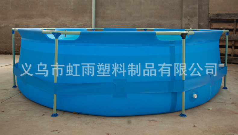 家用儿童游泳池小型组装移动支架帆布水池户外加厚防滑便携泳池详情12